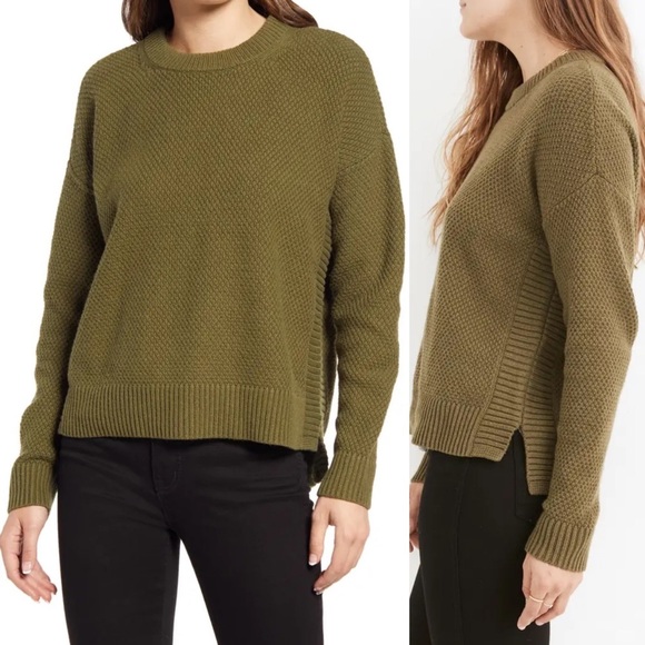 Madewell Sweaters - MADEWELL Pickford Pullover Sweater XS green